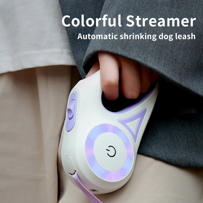 Smart Retractable Leash and Collar for Comfortable Pet Walks
