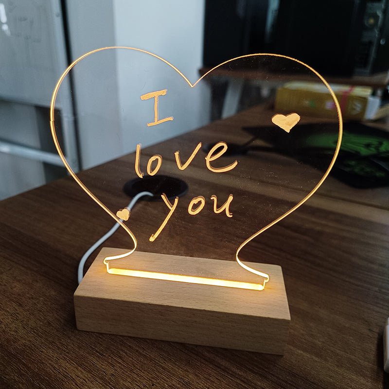 Glow Message Board Night Light – Cute, Creative, Memorable
