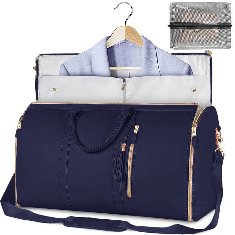 AMAZING Foldable Travel Duffle Bag with Garment Section
