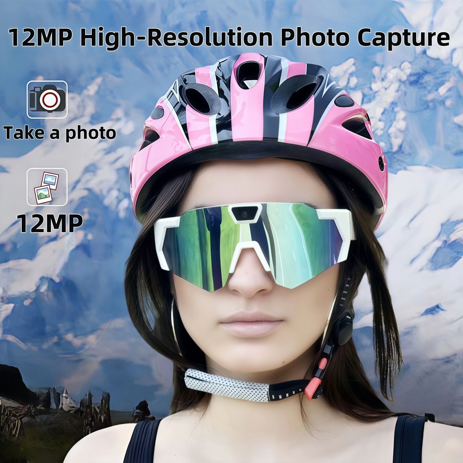 Smart Cycling Glasses With Camera And Headphones